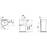 Раковина LAUFEN PALOMBA 52x44 8.1180.4.000.104.1